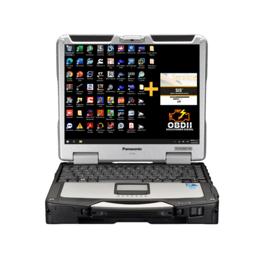 Laptop Panasonic Toughbook CF-31 1 TB / Programas de diagnostico diésel + SIS Caterpillar