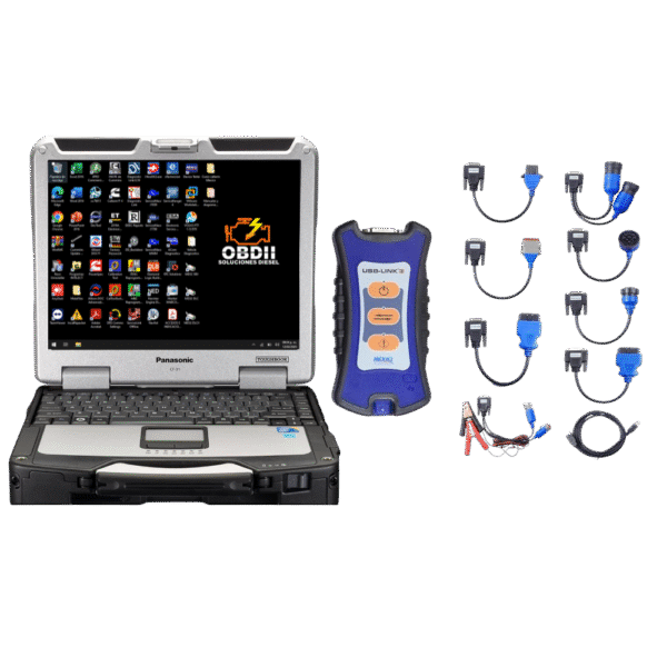 Laptop Panasonic Toughbook CF-31 240 GB + Nexiq USB Link 3 / Programas de diagnostico diésel