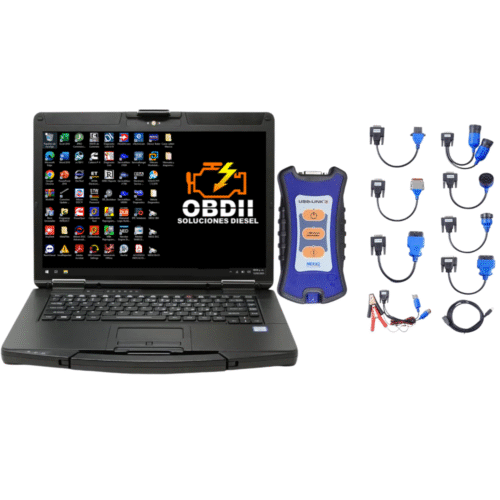 KIT de diagnostico PANASONIC  CF-54 i5 16 GB RAM 480 GB SSD + NEXIQ USB LINK 3  + programas de diagnostico diésel