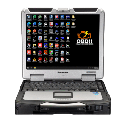 Laptop PANASONIC Toughbook CF-31 i5 16 GB RAM 480 GB SSD / Programas de diagnostico diésel