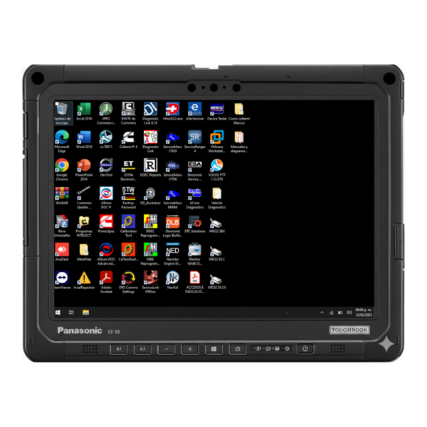 KIT de diagnostico PANASONIC CF-33 i7 16 GB RAM 480 GB SSD  + NEXIQ USB LINK 3  + programas de diagnostico diésel
