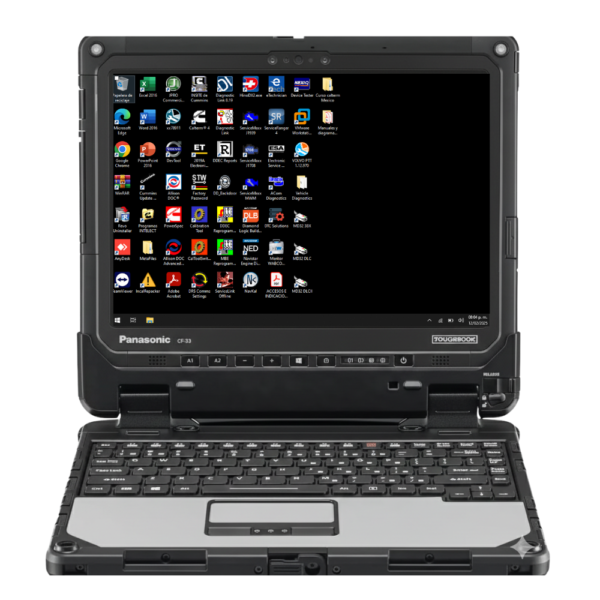 KIT de diagnostico PANASONIC CF-33 i7 16 GB RAM 480 GB SSD  + NEXIQ USB LINK 3  + programas de diagnostico diésel